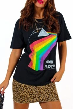 I'm With The Band - Black Multi Pink Floyd Licenced T-Shirt